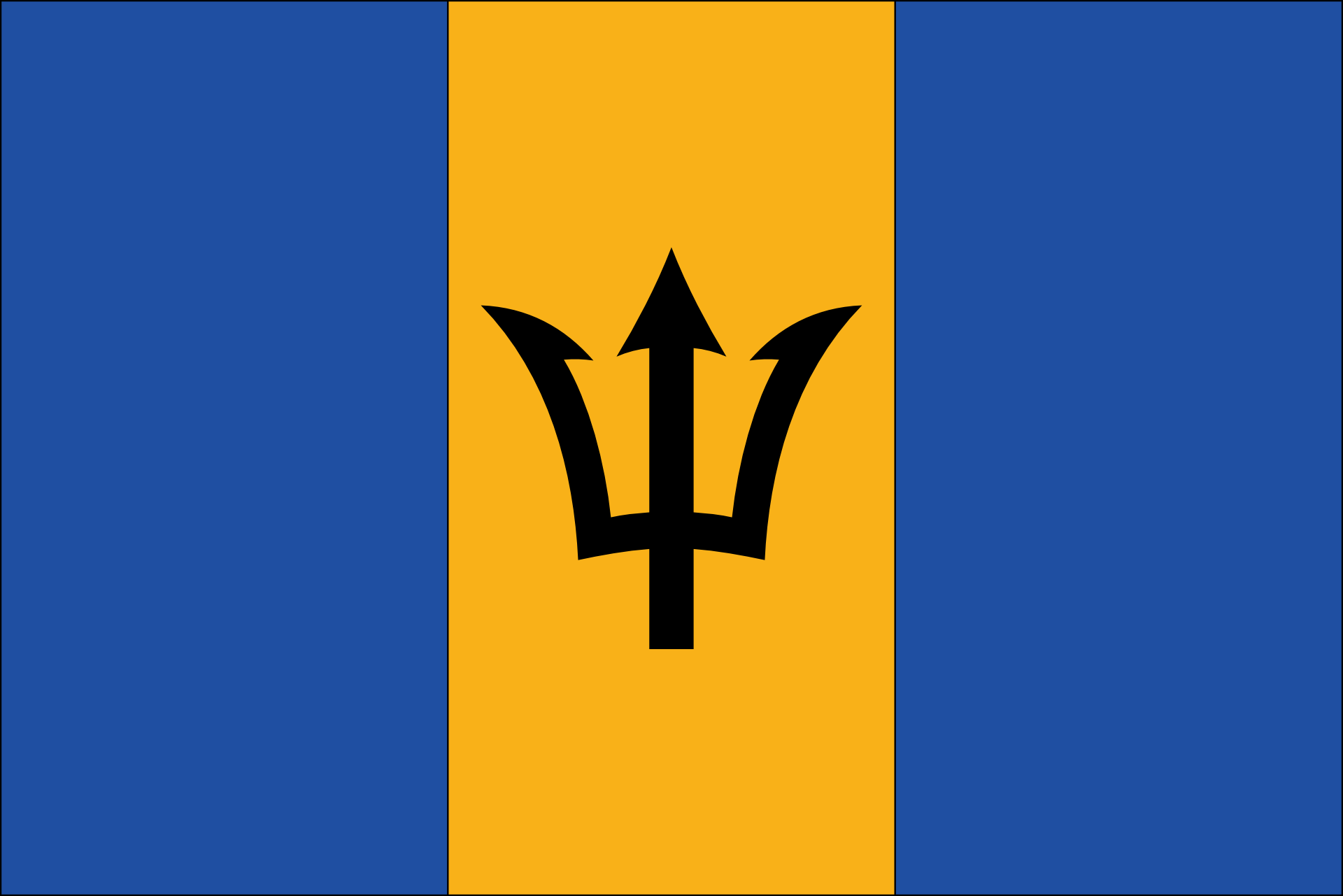 Otubio.com - Barbados flag