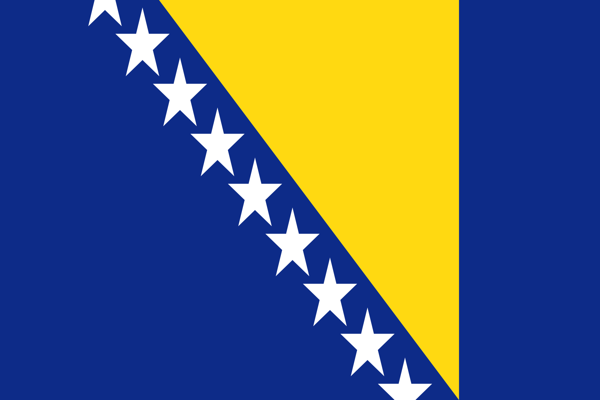 Otubio.com - Bosnia and Herzegovina flag